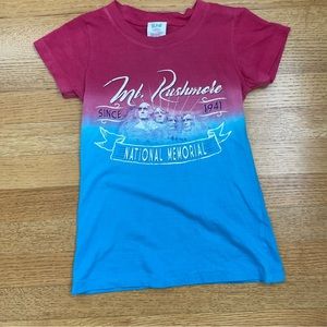 Girls Mt Rushmore Ombré Tee ~ M